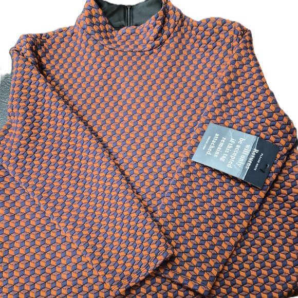 Tuckernuck XL 100% Cotton Dress Geometric Print Mod Preppy Retro Academic - Picture 5 of 7